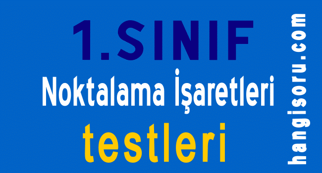 Top Ten 3 Sinif Turkce Noktalama Isaretleri Testi Egitimhane